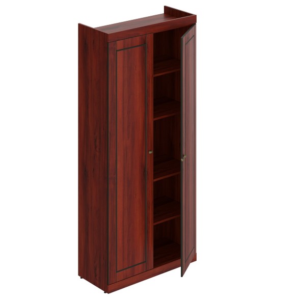 Шкаф высокий с глухими дверьми LHC 90.1 Темный каштан 900х400х2010 LAREX в Сочи 