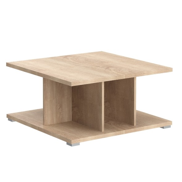 Стол журнальный CT 888 Дуб Сонома светлый 800х800х400 COFFEE в Сочи 