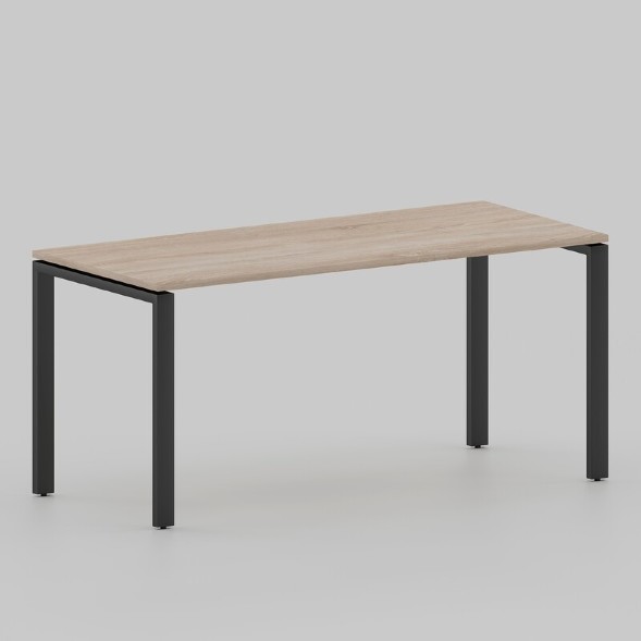 Стол Лофт 1800х700 на П-образных опорах, черный