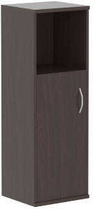 Шкаф колонка с глухой малой дверью СУ-2.1(L)  Венге Магия 406х365х1200