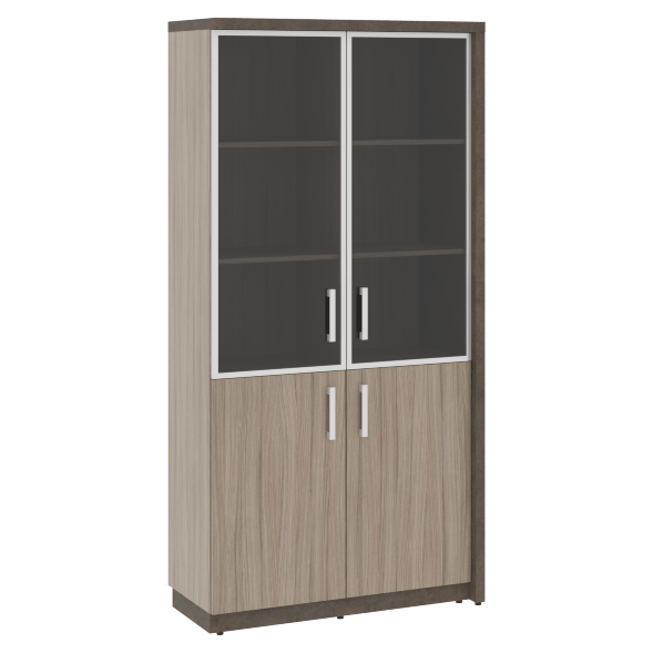 Шкаф СФ-534894 Бетон чикаго тем F187 ST9/Дрифтвуд H3090/Графит/Черный 1035х454,5х2083 WOOD&amp;amp;STONE