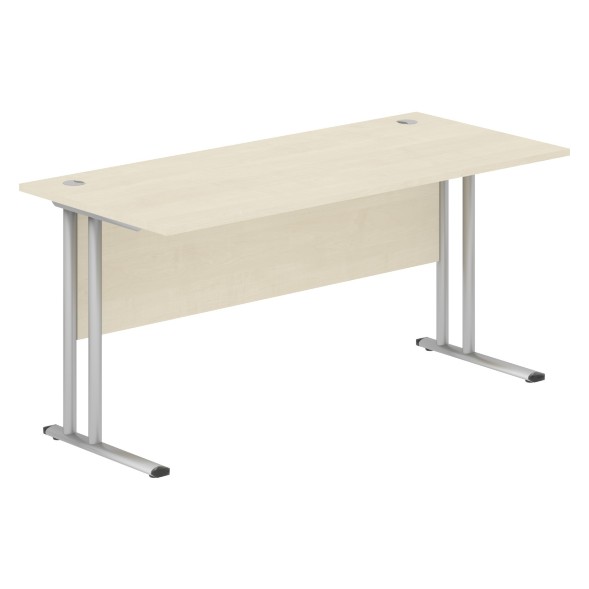 Стол письменный СП-4М Клен*/серебро 1600х720х755 IMAGO-M в Сочи 