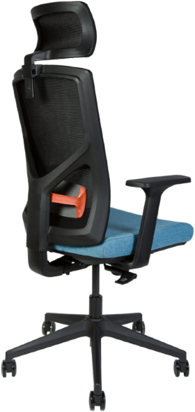 Кресло офисное Денвер чёрная сетка