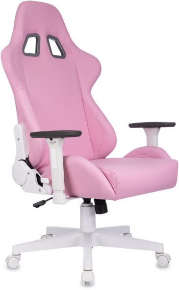 Кресло игровое Zombie Neo белый эко.кожа крестов. пластик пластик белый