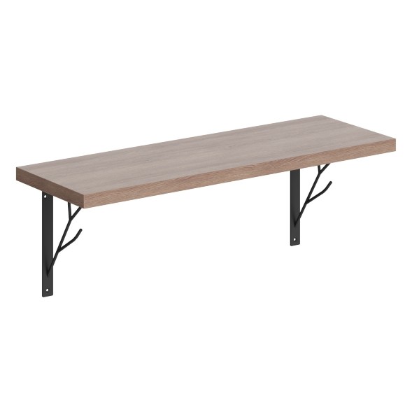 Полка с полкодержателями SH2-TREE 630х210х222 COFFEE в Сочи 