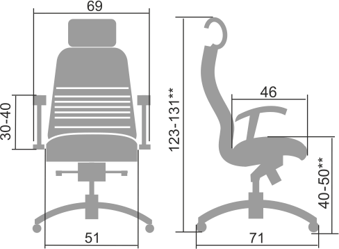 Кресло SAMURAI KL-3.04