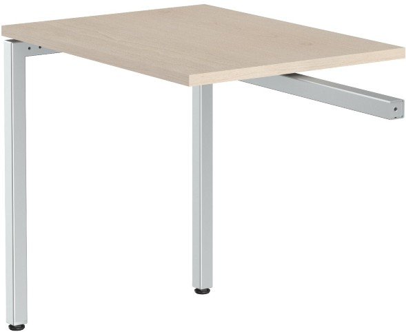 Брифинг-приставка XSB 860 Дуб Сонома/Алюминий 800х600х750