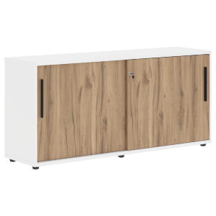 Шкаф низкий с дверьми купе ELC 1643 1606х430х750 EDIS