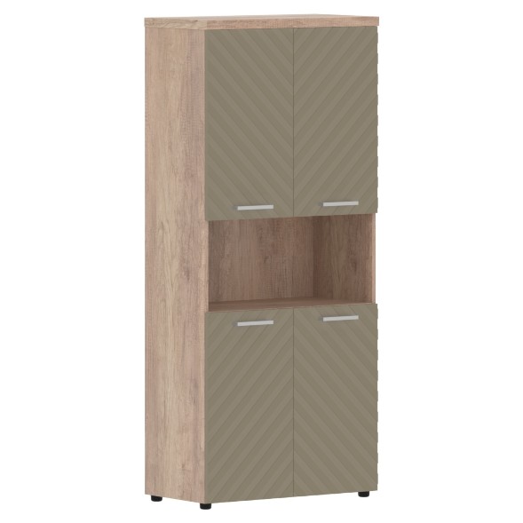 Шкаф с комплектами малых дверей и топом TLHC 85.4 856х450х1968 TORR LUX в Сочи 