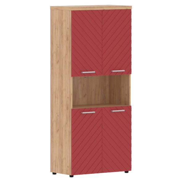 Шкаф с комплектами малых дверей и топом TLHC 85.4 856х450х1968 TORR LUX в Сочи 