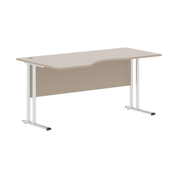 Стол эргономичный СА-1M(L) Клен*/серебро 1600х900х755 IMAGO-M в Сочи 