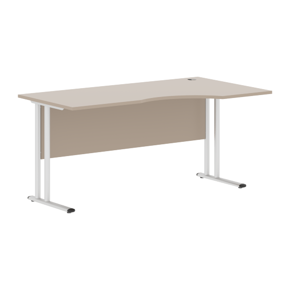 Стол эргономичный СА-1M(R) Клен*/серебро 1600х900х755 IMAGO-M в Сочи 