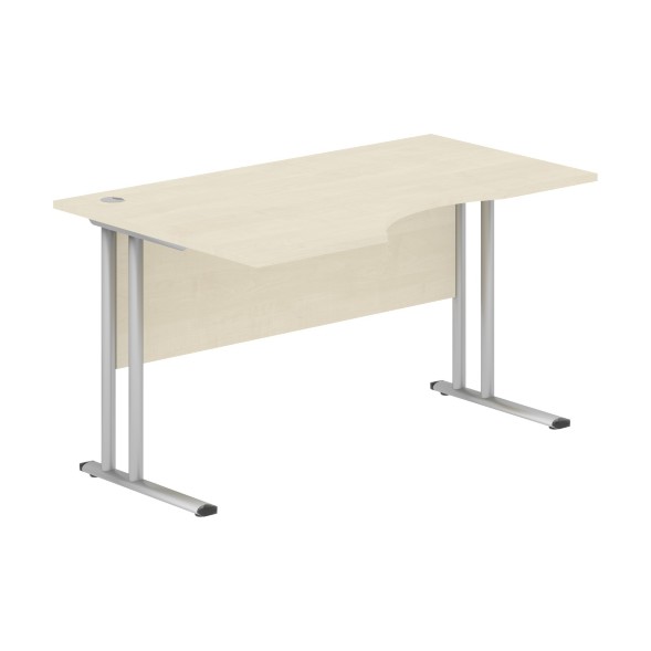 Стол эргономичный СА-2M(L) Клен*/серебро 1400х900х755 IMAGO-M в Сочи 