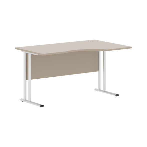 Стол эргономичный СА-2M(R) Клен*/серебро 1400х900х755 IMAGO-M в Сочи 