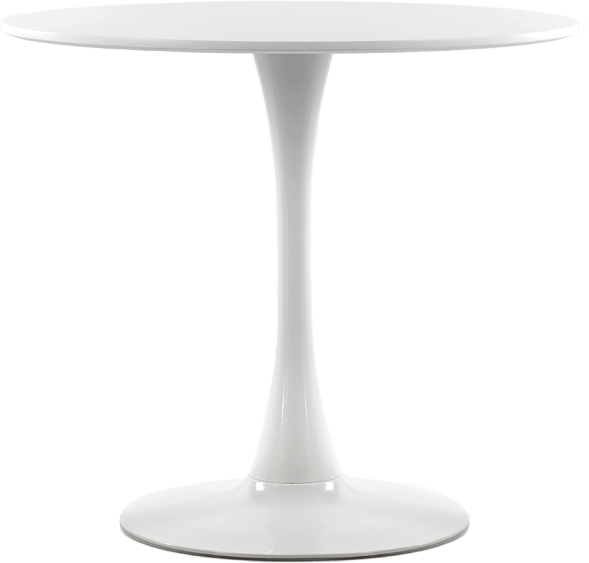 Стол Tulip style белый, d-90 см
