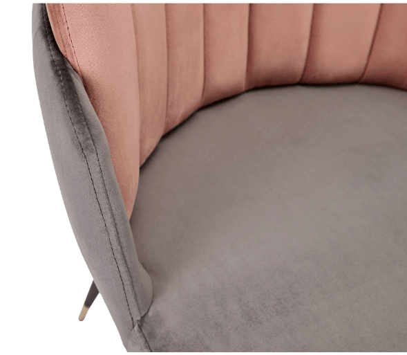 Стул Peki серый, пудровый