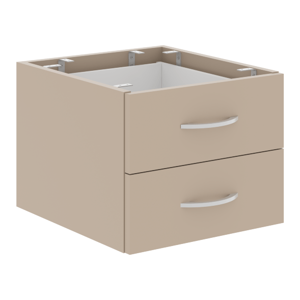 Тумба подвесная дву ящичная СРС-2V.1 407х448х325 IMAGO PLUS в Сочи 