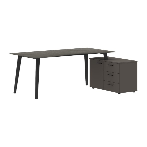 Стол руководителя с тумбой JCT 1813(R) 1800х1300х750 JAY в Сочи 