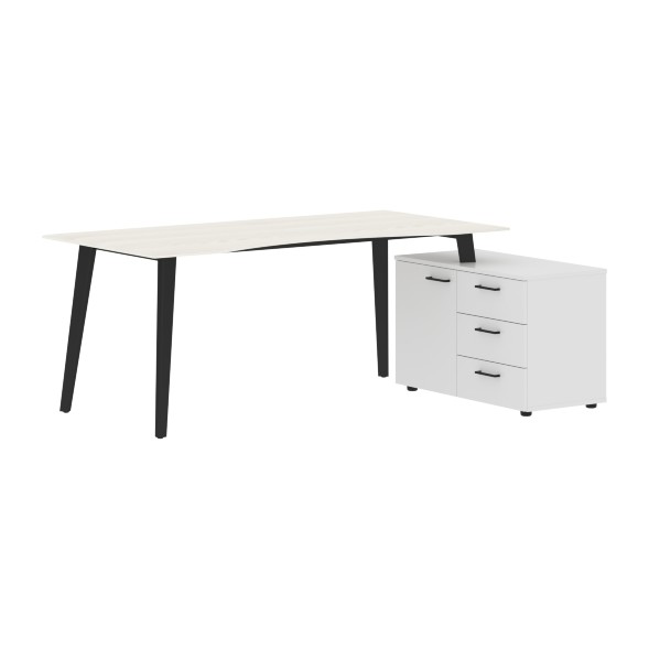 Стол руководителя с тумбой JCT 1813(R) 1800х1300х750 JAY в Сочи 