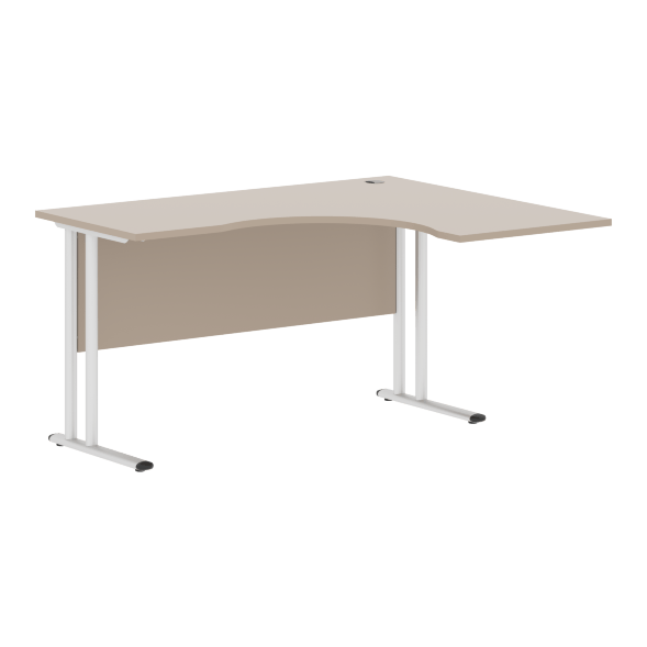 Стол эргономичный СА-3M(R) Клен*/серебро 1400х1200х755 IMAGO-M в Сочи 