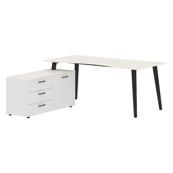 Стол руководителя с тумбой JCT 1818(L) 1800х1800х750 JAY в Сочи 