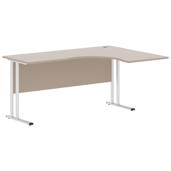 Стол эргономичный СА-4M(R) Клен*/серебро 1600х1200х755 IMAGO-M в Сочи 