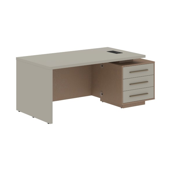 Стол руководителя с тумбой VCT 1890(R) 1800х900х750 VELION в Сочи 