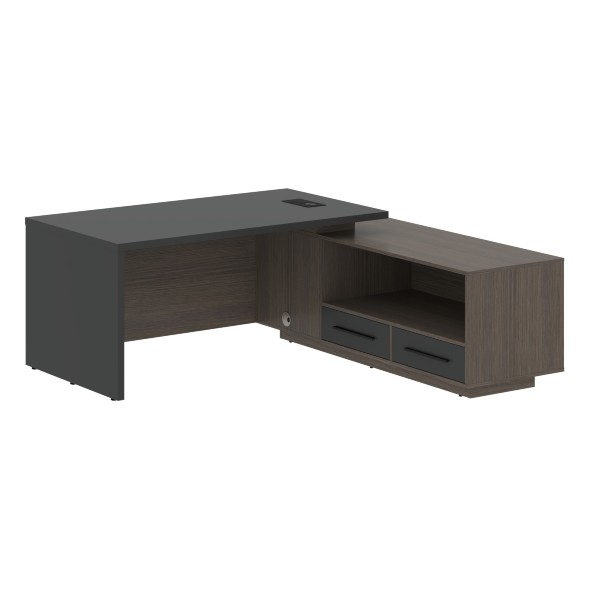 Стол руководителя с тумбой VCT 1919(R) 1900х1900х750 VELION в Сочи 