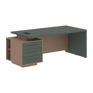 Стол руководителя с тумбой VCT 2090(L) 2000х900х750 VELION