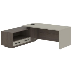 Стол руководителя с тумбой VCT 2119(L) 2100х1900х750 VELION