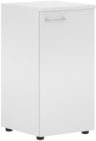 Шкаф колонка с глухой малой дверью (R) и топом XLC 42.1(R) Белый 432х432х820 XTEN